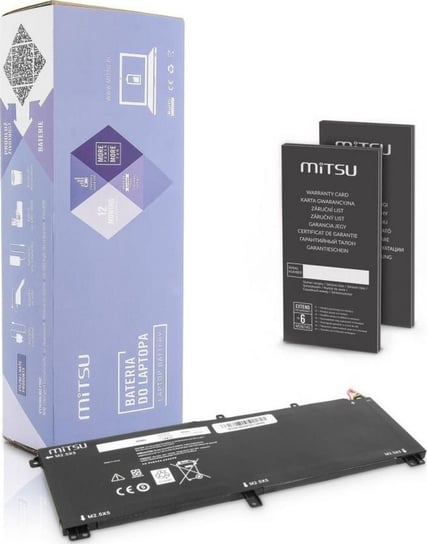 Bateria Mitsu Dell XPS 15 9530 M3800 (BC/DE-9530) Mitsu