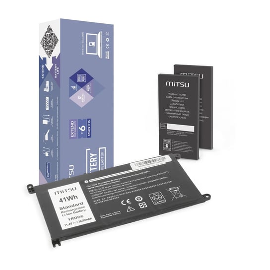 Bateria Mitsu do laptopów Dell Inspiron 14 5481, 5590 - 11.4V, 3600 mAh (41 Wh) Mitsu