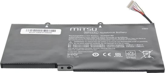Bateria Mitsu HP Pavilion X360 13-B 15-U (BC/HP-X360) Mitsu