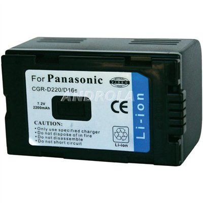 Bateria Panasonic CGR-D220 D16s NV-DS99 2200mAh Panasonic