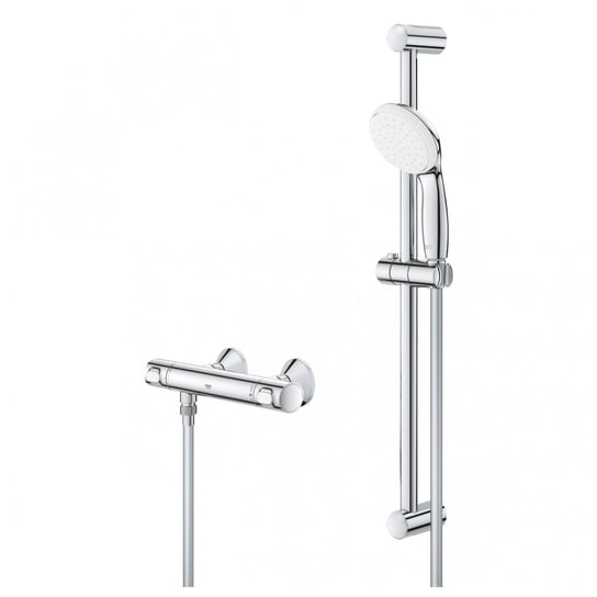 Bateria prysznicowa z termostatem, DN 15 z zestawem prysznicowym Grohe GROTHERM 500 4796000 GROHE