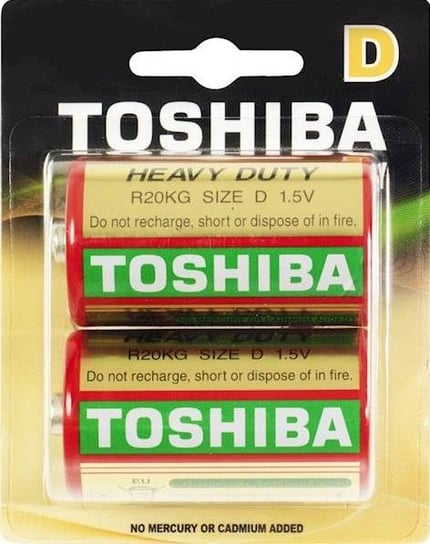 Bateria R20 TOSHIBA R20KG BP-2TGTE SS, Zn-C, 1.5 V, 2 szt. Toshiba