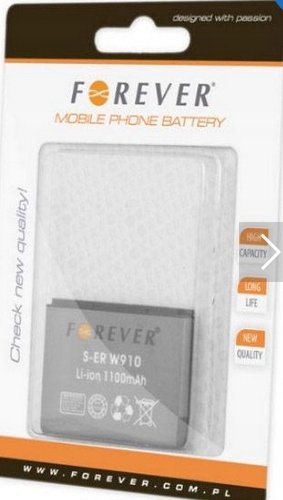 Bateria Sony Ericsson W910/W908/Z555I 1100 Mah Forever