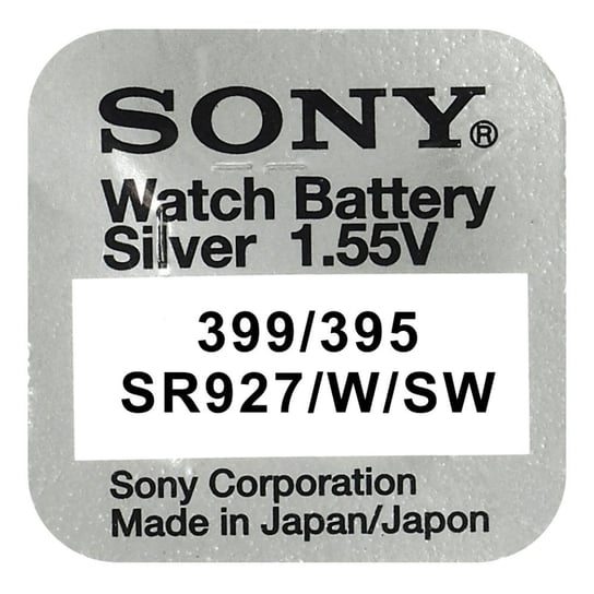 Bateria srebrowa 395 / 399 / SR 927 SW / G7 SONY, 10 szt. Sony