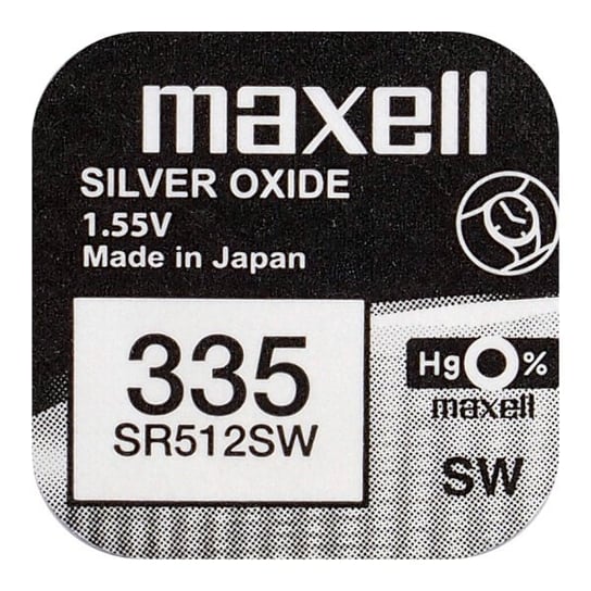 Bateria Srebrowa Mini Maxell 335 / Sr512Sw – 1 Sztuka Maxell