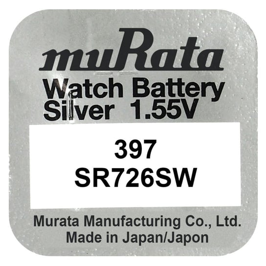 Bateria Srebrowa Mini Murata 397 / Sr726Sw / Sr59 – 1 Sztuka Murata
