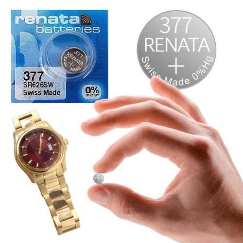 Bateria Srebrowa Mini Renata 377 / Sr626Sw / Sr66 – 1 Sztuka RENATA