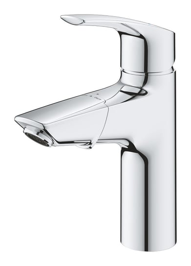 Bateria umywalkowa GROHE Eurosmart jednouchwytowa, rozmiar M, chrom, ogranicznik przepływu 5,7 l/min., głowica ceramiczna 28 mm, korek push-open, GROHE