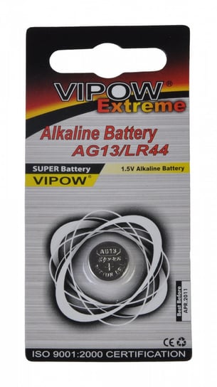 Bateria Vipow Extreme AG13 (1 sztuka/blister) Rebel