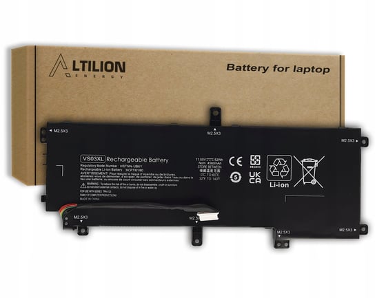 Bateria VS03XL HSTNN-UB6Y do HP Envy 15-as000 / HP Envy 15-as100 ALTILION