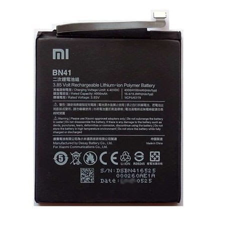 Bateria XIAOMI BN41 Redmi Note 4 4100mAh Nowa zakupytv.net
