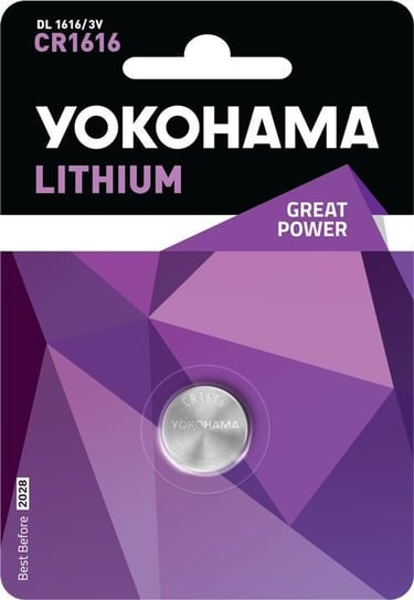 Bateria Yokohama Lithium Cr1616 3V 5906874345498 Yokohama