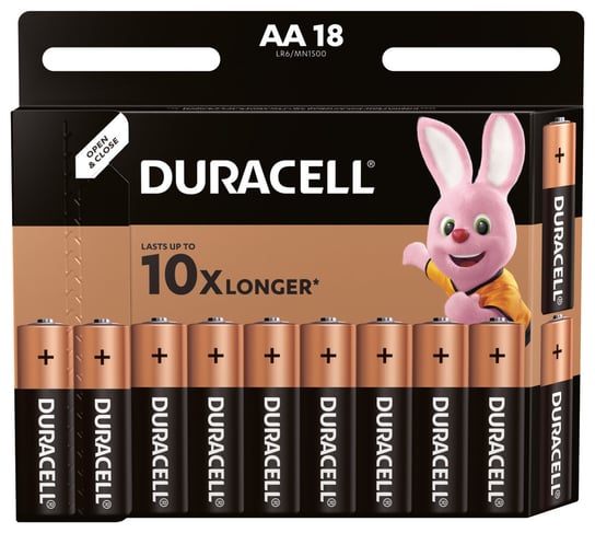 Baterie alkaliczne AA DURACELL LR6, 18 szt. Duracell