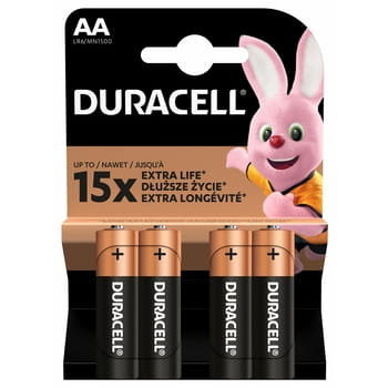 Baterie Alkaliczne Duracell Typ Aa 4 Szt. Upgrade Duracell