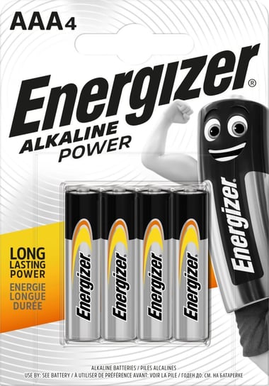 Baterie Alkaliczne Energizer Aaa Lr03 Mn2400 1.5V Blister 4Szt Energizer