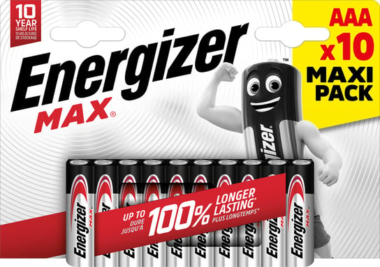 Baterie Alkaliczne Energizer MAX AAA 10 szt. Energizer