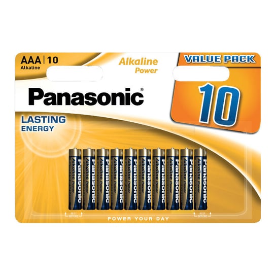 Baterie alkaliczne R03 (AAA), 10 szt., blister, Alkaline Power, PANASONIC Panasonic