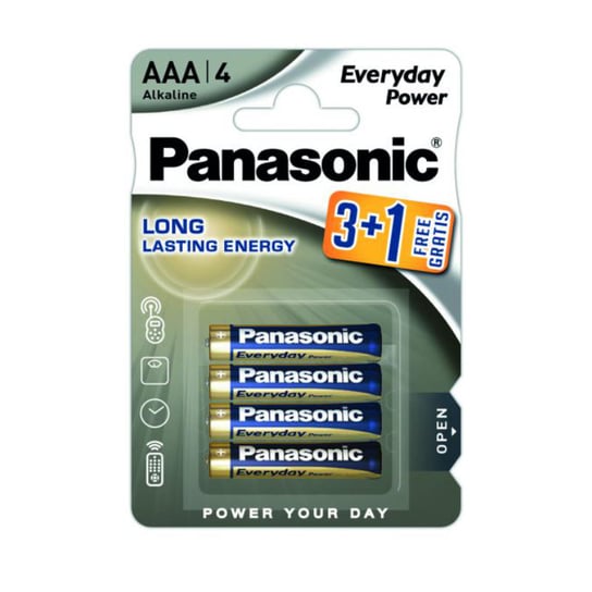 Baterie alkaliczne R03 (AAA), 4 szt., blister, Everyday Power, PANASONIC Panasonic