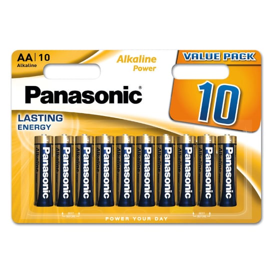 Baterie alkaliczne R06 (AA), 10 szt., blister, Alkaline Power, PANASONIC Panasonic