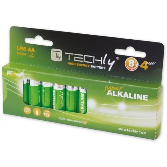 Baterie alkaliczne Techly LR03 AA 12 szt. Techly