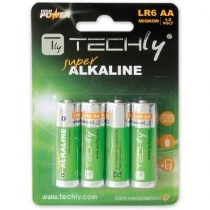 Baterie alkaliczne Techly LR06 AA 4 szt. Techly