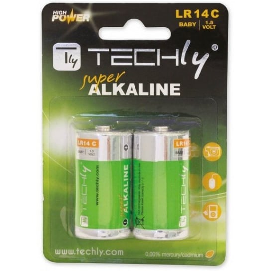 Baterie alkaliczne Techly LR14 C 2szt. Techly
