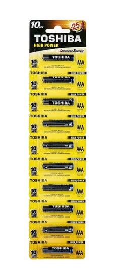 Baterie alkaliczne TOSHIBA LR03GcP, 10 szt Toshiba