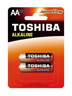 Baterie Alkaliczne TOSHIBA RED ALKALINE LR6 AA 1,5V Blister 2szt Toshiba
