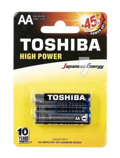 Baterie alkaliczne TPSHIBA LR6GCP, 2 szt Toshiba