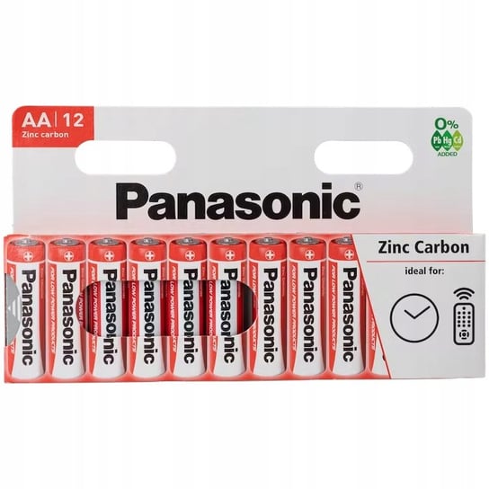 Baterie Cynkowo-Węglowe Panasonic Aaa 12 Sztuk Panasonic