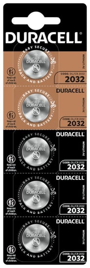 BATERIE Pastylkowe GUZIKOWE Duracell DL2032/CR2032 3V Blister 5szt Duracell