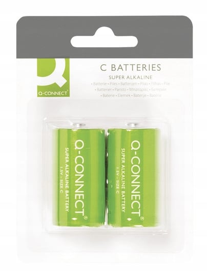 Baterie Super-Alkaliczne C Lr14 1,5V 2Szt Q-CONNECT