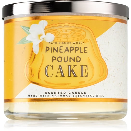 Bath & Body Works Pineapple Pound Cake świeczka zapachowa 411 g Inna marka