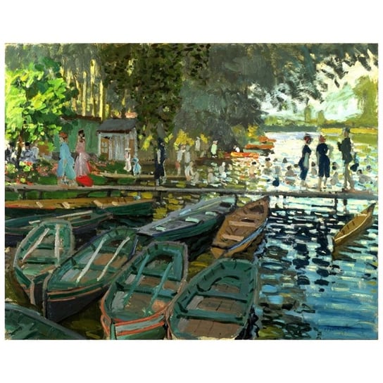 Bathers At La Grenouillère - Monet 80x100 Legendarte