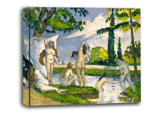 Bathers, Paul Cézanne - obraz na płótnie 120x90 cm Galeria Plakatu