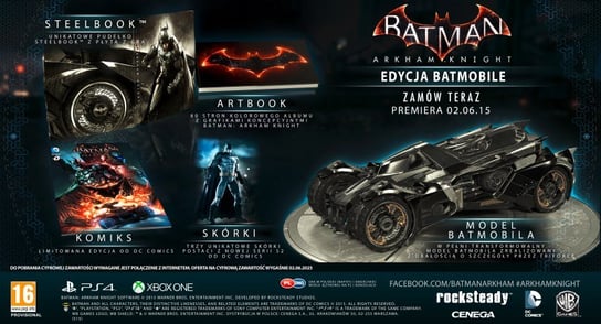 Batman: Arkham Knight - Edycja Batmobil RockSteady Studios
