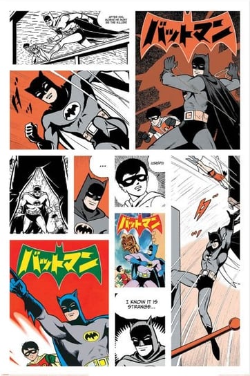 Batman Bat-Manga - plakat Batman