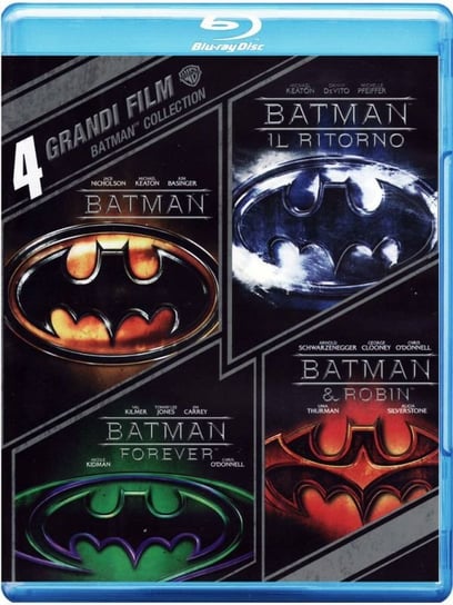 Batman / Batman Returns / Batman Forever / Batman & Robin (Batman / Powrót Batmana / Batman Forever / Batman i Robin) Burton Tim