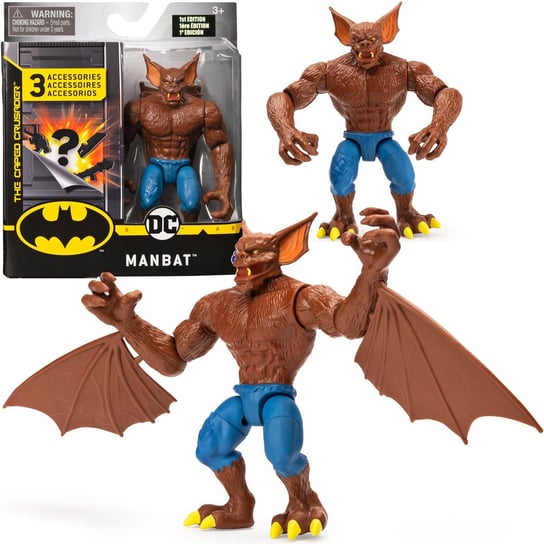 Batman, figurka akcji Manbat z odłączanymi skrzydłami DC Comics 4" Batman