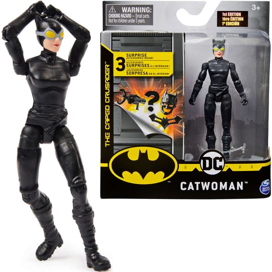 Batman, figurka kolekcjonerska Catwoman 4" z akcesoriami Batman