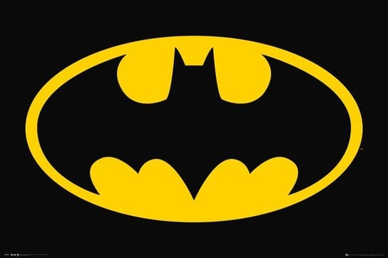 Batman Klasyczne Logo - plakat 91,5x61 cm Inna marka