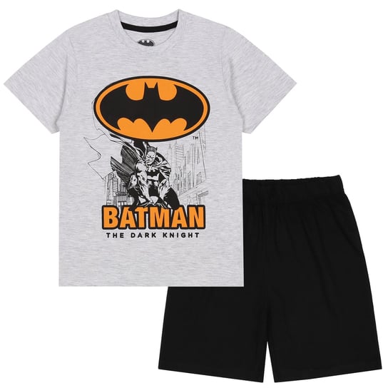 Batman Szaro-czarna piżama chłopięca na krótki rękaw, letnia piżama 4 lata 104 cm DC COMICS