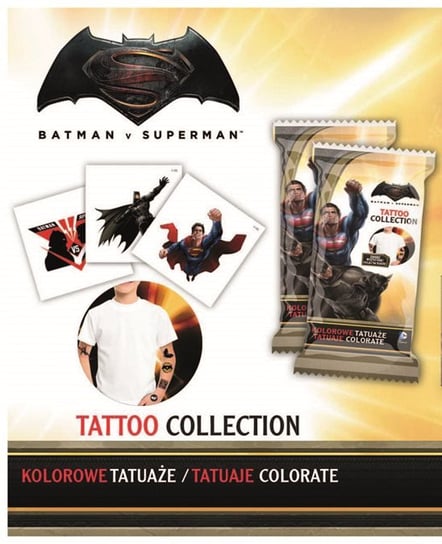 Batman vs Superman Tattoo Collection Burda Media Polska Sp. z o.o.