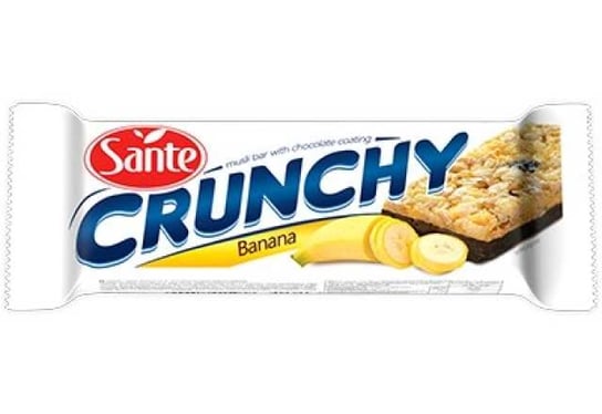 Baton Crunchy Bananowo-Czekoladowy 40g Sante
