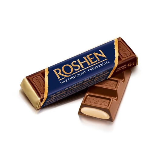 Baton Roshen creme brulee czekoladzie - 30 szt. Roshen
