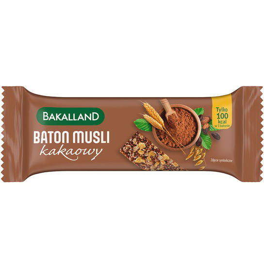 Baton zbożowy BAKALLAND musli Kakaowy 30 g Bakalland