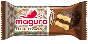 Batonik BISZKOPTOWY czekolada MAGURA MINI soft CAKE COCOA 35G Magura