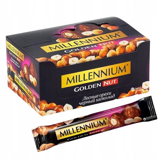 Batonik Golden Nuts Dark Millennium 14x40g Inna marka