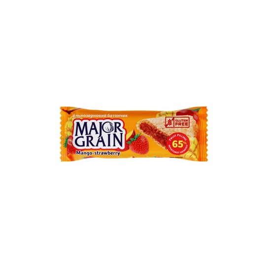 Batonik o smaku mango-truskawka "Major Grain", 40g Inny producent