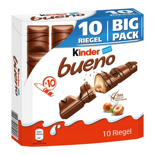 Batoniki czekoladowe KINDER BUENO Big Pack 10 szt Storck
